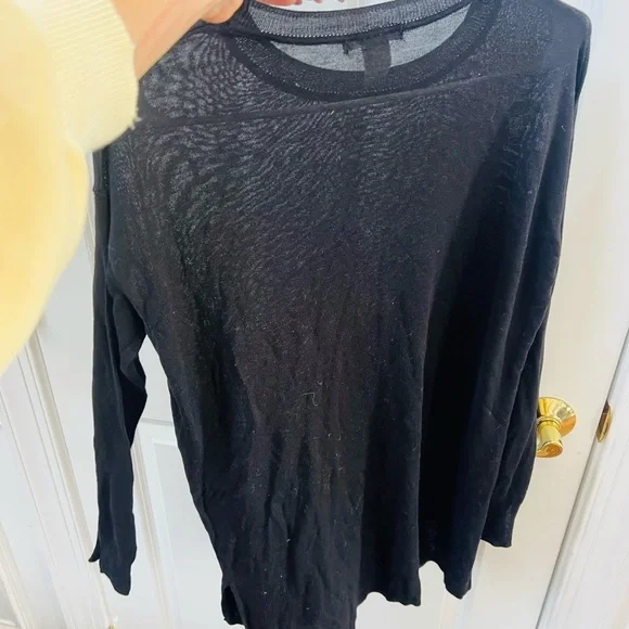 H&M Elegant Black Long Sleeve Tee - Picture 5 of 5